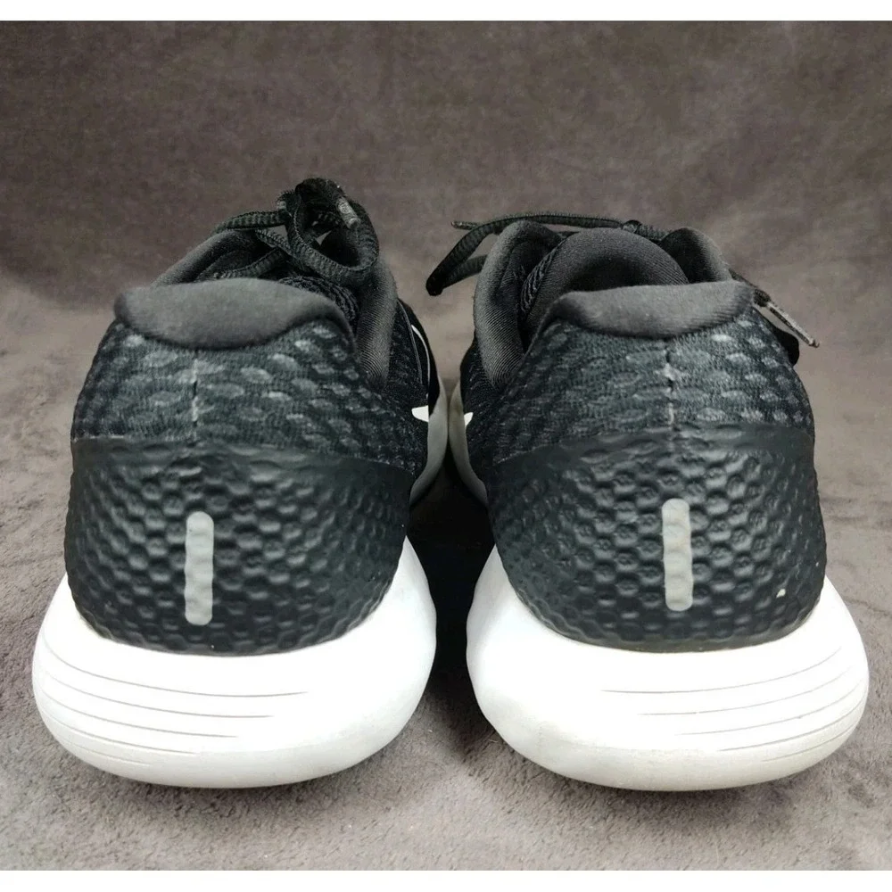 Nike Lunarglide 8 Men's Black White Athletic Running Shoes Size‎ 14 AA8676-001